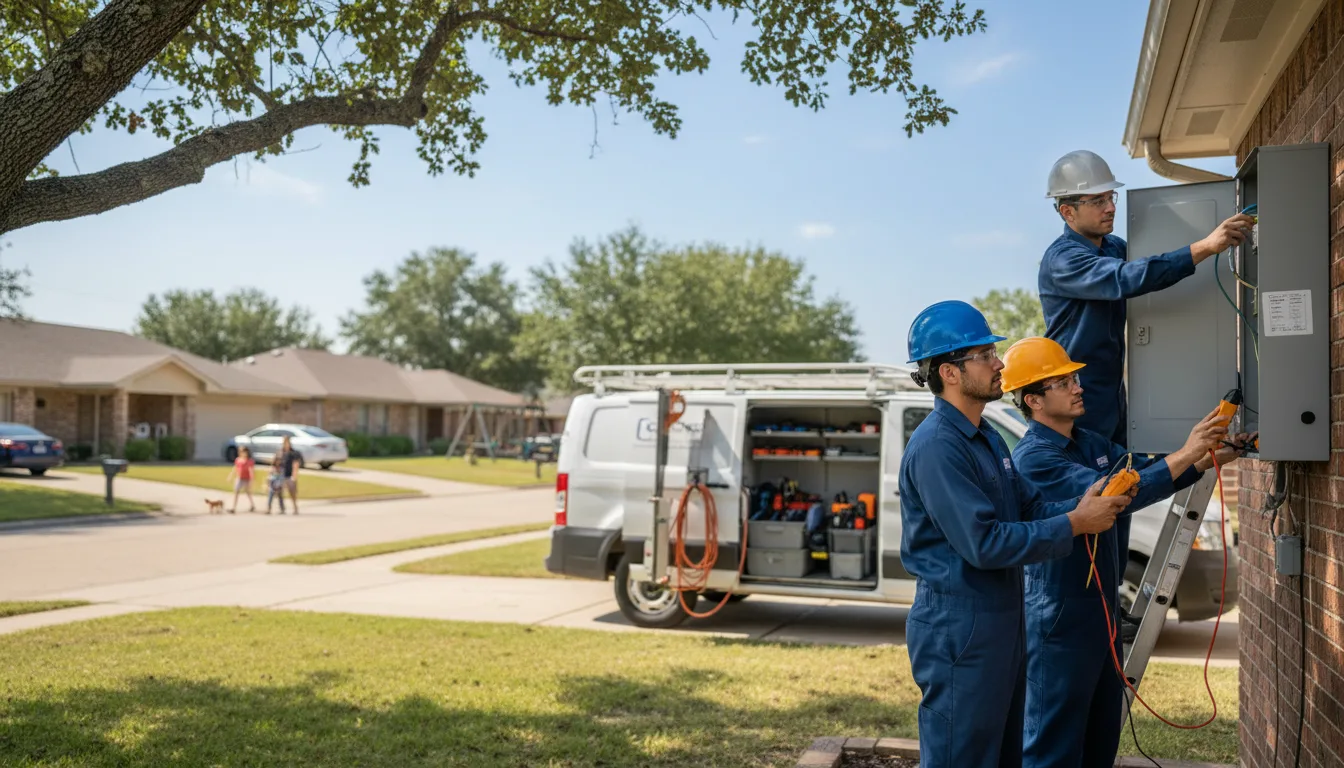 Certified electrician providing emergency electrical services in Cool, CA